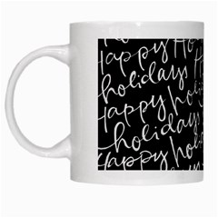 Happy Holidays White Mugs by Mariart