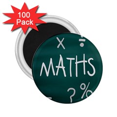 Maths School Multiplication Additional Shares 2 25  Magnets (100 Pack)  by Mariart