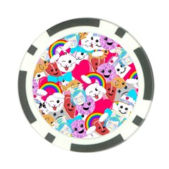 Cute Cartoon Pattern Poker Chip Card Guard (10 Pack) by Nexatart