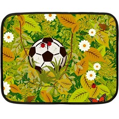 Ball On Forest Floor Fleece Blanket (mini) by linceazul