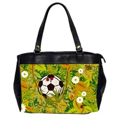 Ball On Forest Floor Office Handbags (2 Sides)  by linceazul