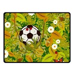 Ball On Forest Floor Double Sided Fleece Blanket (Small)  45 x34  Blanket Front