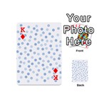 Bubble Balloon Circle Polka Blue Playing Cards 54 (Mini)  Front - DiamondK