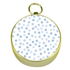 Bubble Balloon Circle Polka Blue Gold Compasses by Mariart