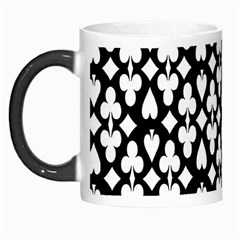 Dark Horse Playing Card Black White Morph Mugs by Mariart