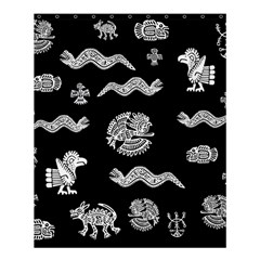 Aztecs Pattern Shower Curtain 60  X 72  (medium)  by Valentinaart