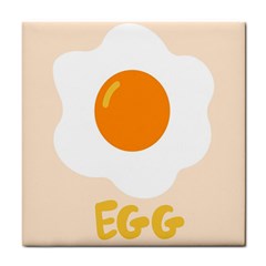 Egg Eating Chicken Omelette Food Tile Coasters by Nexatart