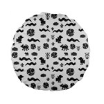 Aztecs pattern Standard 15  Premium Flano Round Cushions Front