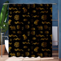 Aztecs Pattern Shower Curtain 60  X 72  (medium)  by ValentinaDesign