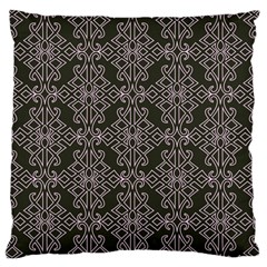 Line Geometry Pattern Geometric Large Flano Cushion Case (one Side)