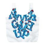 Sport Crossfit Fitness Gym Never Give Up Full Print Recycle Bags (L)  Back