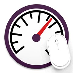 Maker Measurer Hours Time Speedometer Round Mousepads by Mariart