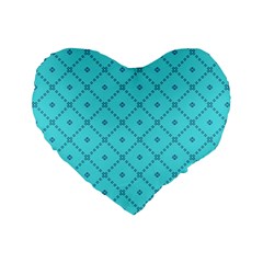 Pattern Background Texture Standard 16  Premium Heart Shape Cushions by Nexatart