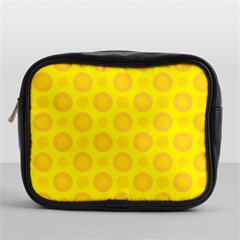 Cheese Background Mini Toiletries Bags by berwies