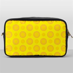 Cheese Background Toiletries Bags by berwies