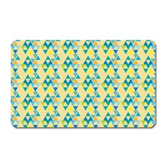 Colorful Triangle Pattern Magnet (rectangular) by berwies