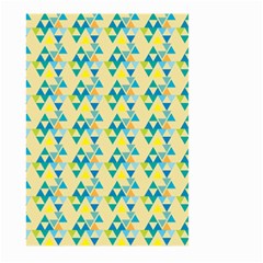 Colorful Triangle Pattern Large Garden Flag (two Sides) by berwies