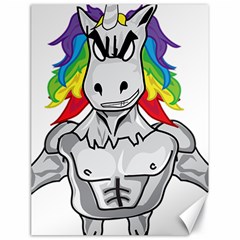 Angry Unicorn Canvas 18  X 24   by KAllan