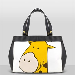 Illustrain Giraffe Face Animals Office Handbags by Mariart