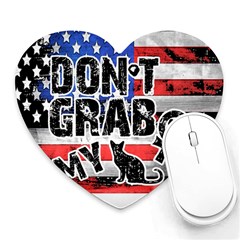 Dont Grab My Heart Mousepads by Valentinaart