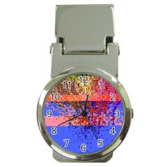 Glitchdrips Shadow Color Fire Money Clip Watches by Mariart