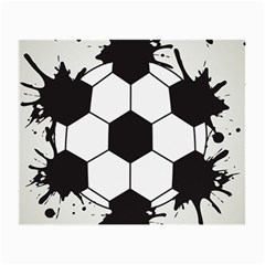 Soccer Camp Splat Ball Sport Small Glasses Cloth (2-side) by Mariart