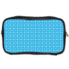 Simple Rectangular Pattern Toiletries Bags by berwies