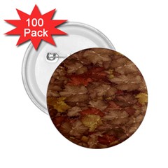 Brown Texture 2 25  Buttons (100 Pack)  by BangZart