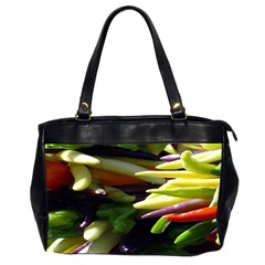 Bright Peppers Office Handbags (2 Sides)  by BangZart