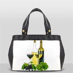 White Wine Red Wine The Bottle Office Handbags by BangZart