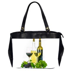 White Wine Red Wine The Bottle Office Handbags (2 Sides)  by BangZart