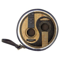 Old And Worn Acoustic Guitars Yin Yang Classic 20-cd Wallets by JeffBartels