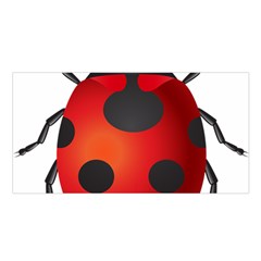 Ladybug Insects Satin Shawl by BangZart