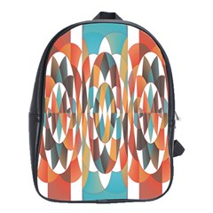 Colorful Geometric Abstract School Bags(large)  by linceazul