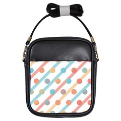 Simple Saturated Pattern Girls Sling Bags by linceazul