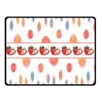 Strawberries Double Sided Fleece Blanket (Small)  45 x34  Blanket Back