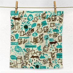 Telegramme Face Towel by BangZart