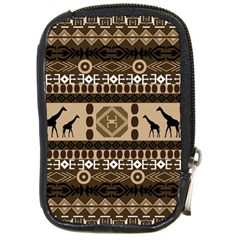 Giraffe African Vector Pattern Compact Camera Cases by BangZart