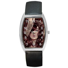 Beautiful Women Fantasy Art Barrel Style Metal Watch by BangZart