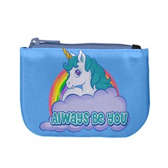 Always Be You Unicorn Coin Change Purse by Ellador