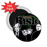 Nuclear Explosion Trump and Kim Jong 2.25  Magnets (100 pack)  Front