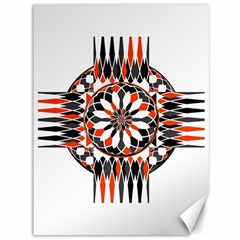 Geometric Celtic Cross Canvas 36  X 48   by linceazul