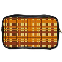 Plaid Pattern Toiletries Bags 2-side by linceazul