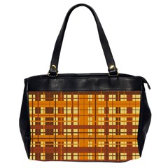 Plaid Pattern Office Handbags (2 Sides)  by linceazul