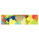 Summer Feeling Splash Satin Scarf (Oblong) Front