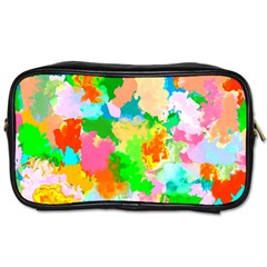 Colorful Summer Splash Toiletries Bags 2-side by designworld65