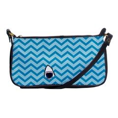 Chevron Shark Pattern Shoulder Clutch Bags by emilyzragz