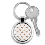 Crabs Photo Collage Pattern Design Key Chains (Round)  Front