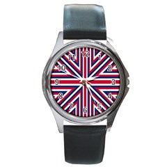 Alternatively Mega British America Round Metal Watch by Mariart