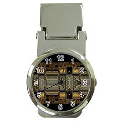 Board Digitization Circuits Money Clip Watches by Nexatart